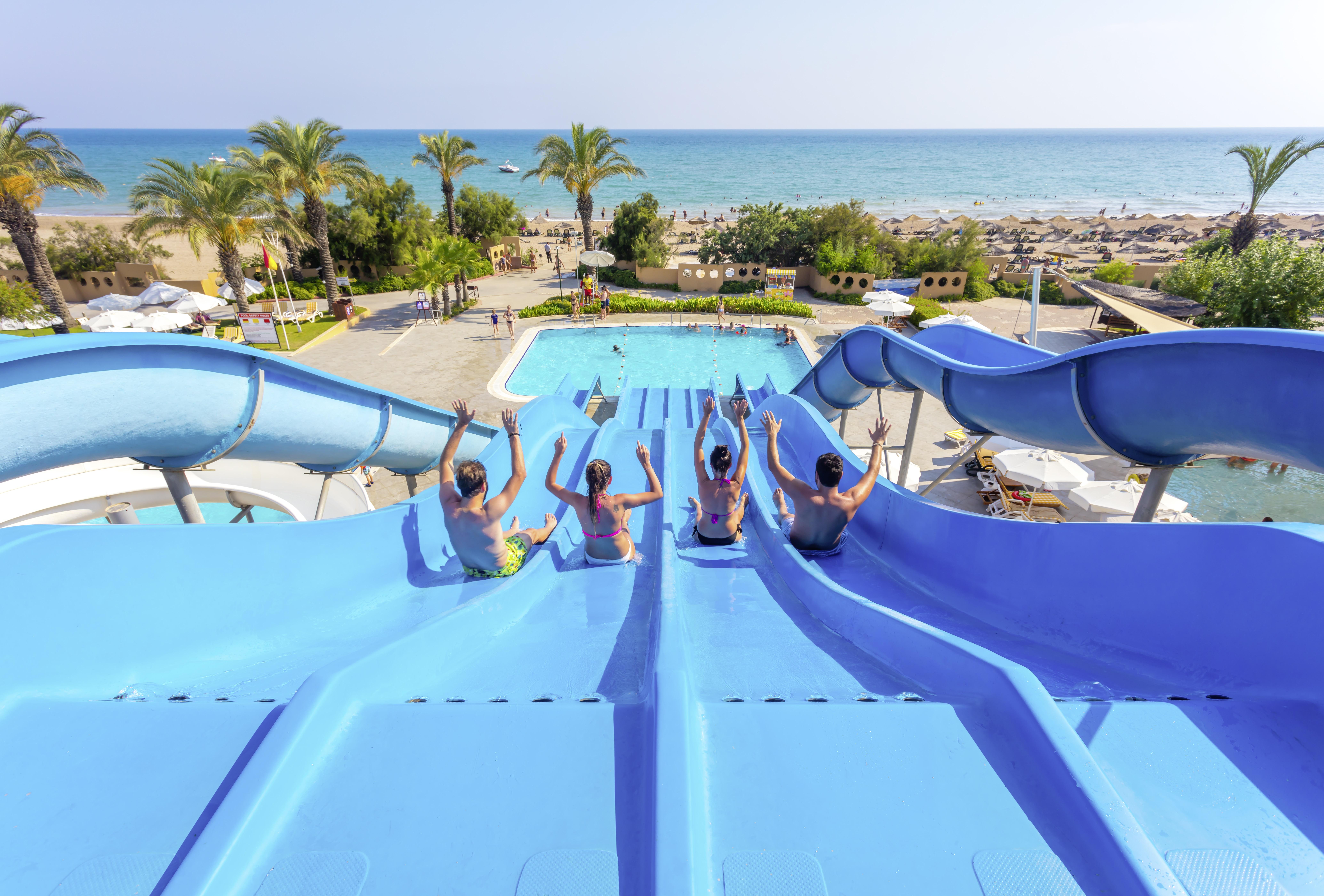 Asteria Family Resort Belek Antalya Exterior foto Water park in Nissi Beach